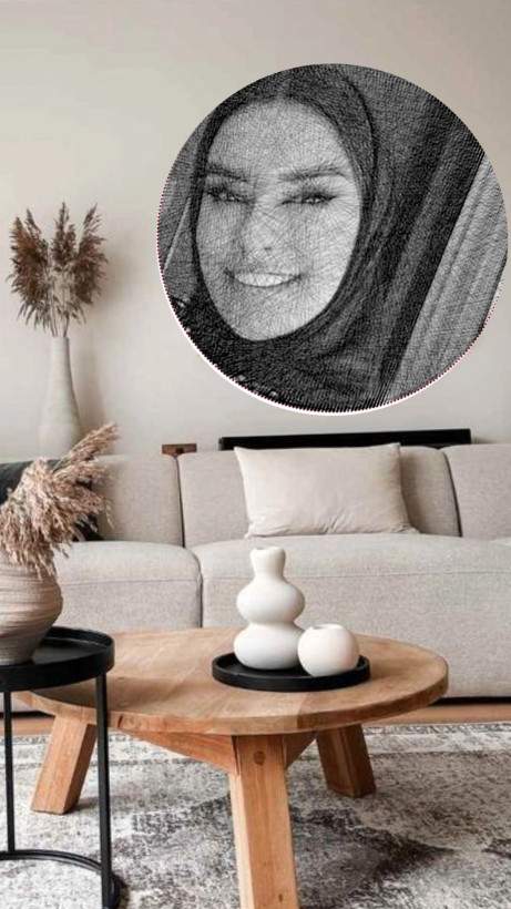 زیبایی که تابلو میخ و نخ ما به خونه هاتون میده